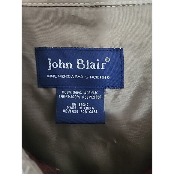 John Blair Mens Button up Flannel Shirt Mens 2XL-RG VGC - Picture 3 of 9